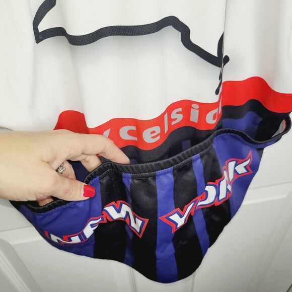 New York NY Cycling Jersey Mens XL Full Zip All Over Print Big Apple Athleisure - Picture 6 of 13